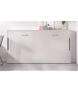 Dormitorio juvenil formado por cama abatible, escritorio y estantería Ref CAYC401