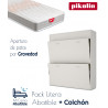 Pack Litera Abatible Horizontal con altillo y Colchones Ref CAY44000