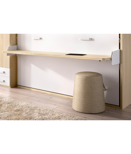 Litera Abatible Horizontal con Escritorio.