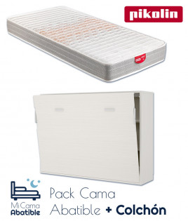 Pack Cama Abatible Horizontal y Colchón