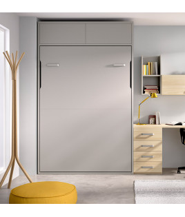 Cama Abatible Vertical con altillo
