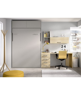 Cama Abatible Vertical con altillo