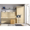 Cama Abatible Horizontal con escritorio