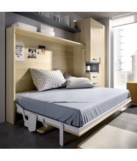 Cama Abatible Horizontal con escritorio