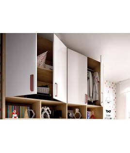 Cama Abatible Horizontal con Altillo