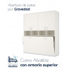 Cama Abatible Horizontal con Altillo