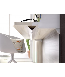 Cama Abatible Vertical matrimonial con escritorio