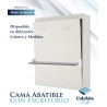 Cama Abatible Vertical matrimonial con escritorio