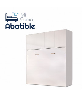 Cama Abatible Horizontal matrimonial con altillo