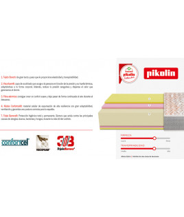 Pack Cama Abatible Vertical con Altillo y Colchón