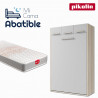 Pack Cama Abatible Vertical con Altillo y Colchón