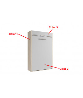 Pack Cama Abatible Vertical con Altillo y Colchón