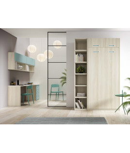 Cama Abatible Vertical con Altillo y posibilidad de patas automáticas