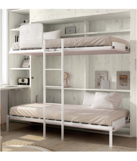 Pack Litera Abatible Horizontal con Altillo y Colchones