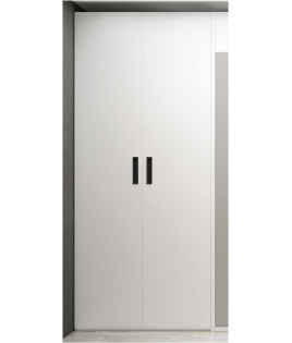 Dormitorio juvenil formado por cama abatible vertical con altillo, puente, armario y escritorio