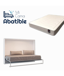 Pack Cama Abatible Horizontal y Colchón