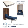 Pack Cama Abatible Vertical y Colchón Viscoelastico