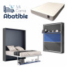 Pack Cama Abatible Vertical con estante sincronizado y colchón