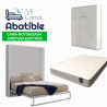 Pack Cama Abatible Vertical con apertura eléctrica motorizada y Colchón Viscoelástico
