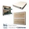 Pack Litera Abatible Horizontal con Altillo opcional y Colchones
