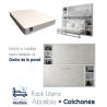 Pack Litera Abatible Horizontal con estantes laterales y Colchones 