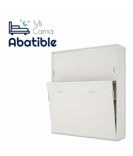 Cama Abatible de matrimonio con armario de puertas correderas