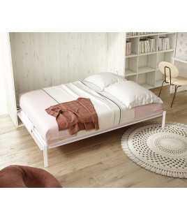 Cama Abatible en medidas individuales y matrimoniales con armario superior 