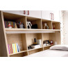 Cama Abatible Horizontal con escritorio y armario