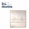 Cama Abatible Horizontal con escritorio y armario