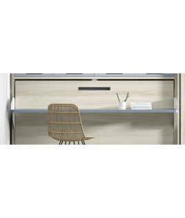 Cama Abatible con escritorio y armario