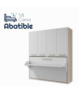 Cama Abatible con escritorio y armario