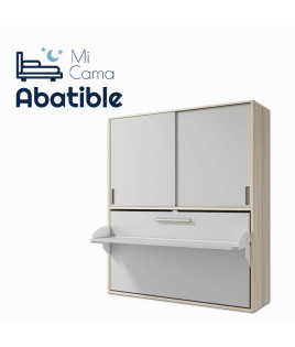 Cama Abatible con escritorio y armario
