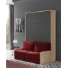 Cama Abatible Vertical con Sofá