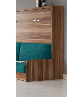 Cama Abatible Horizontal con Sofá