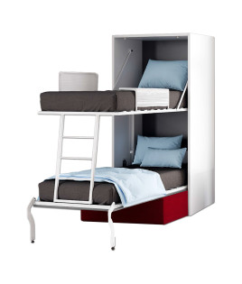 Litera Abatible Vertical con Sofá