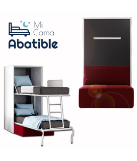 Litera Abatible Vertical con Sofá