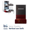 Litera Abatible Vertical con Sofá
