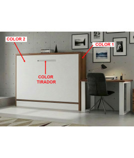 Cama Abatible Horizontal con más altura, mayor facilidad para bajar y subir a la cama