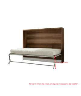 Pack Cama Abatible Horizontal con más altura y Colchón