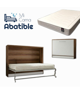 Pack Cama Abatible Horizontal con más altura y Colchón