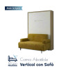 Cama Abatible Vertical con Sofá