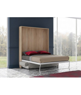 Pack Cama Abatible Vertical con Sofá y Colchón