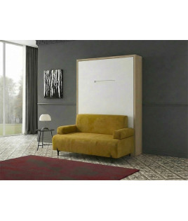 Pack Cama Abatible Vertical con Sofá y Colchón