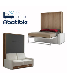Cama Abatible Vertical con Sofá