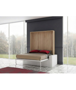 Pack Cama Abatible Vertical con Sofá y Colchón